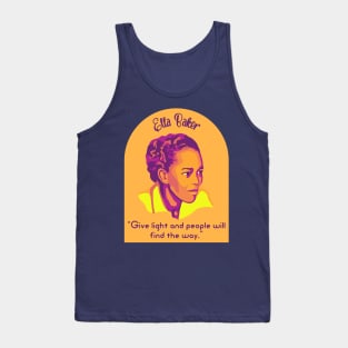 Ella Baker Portrait and Quote Tank Top